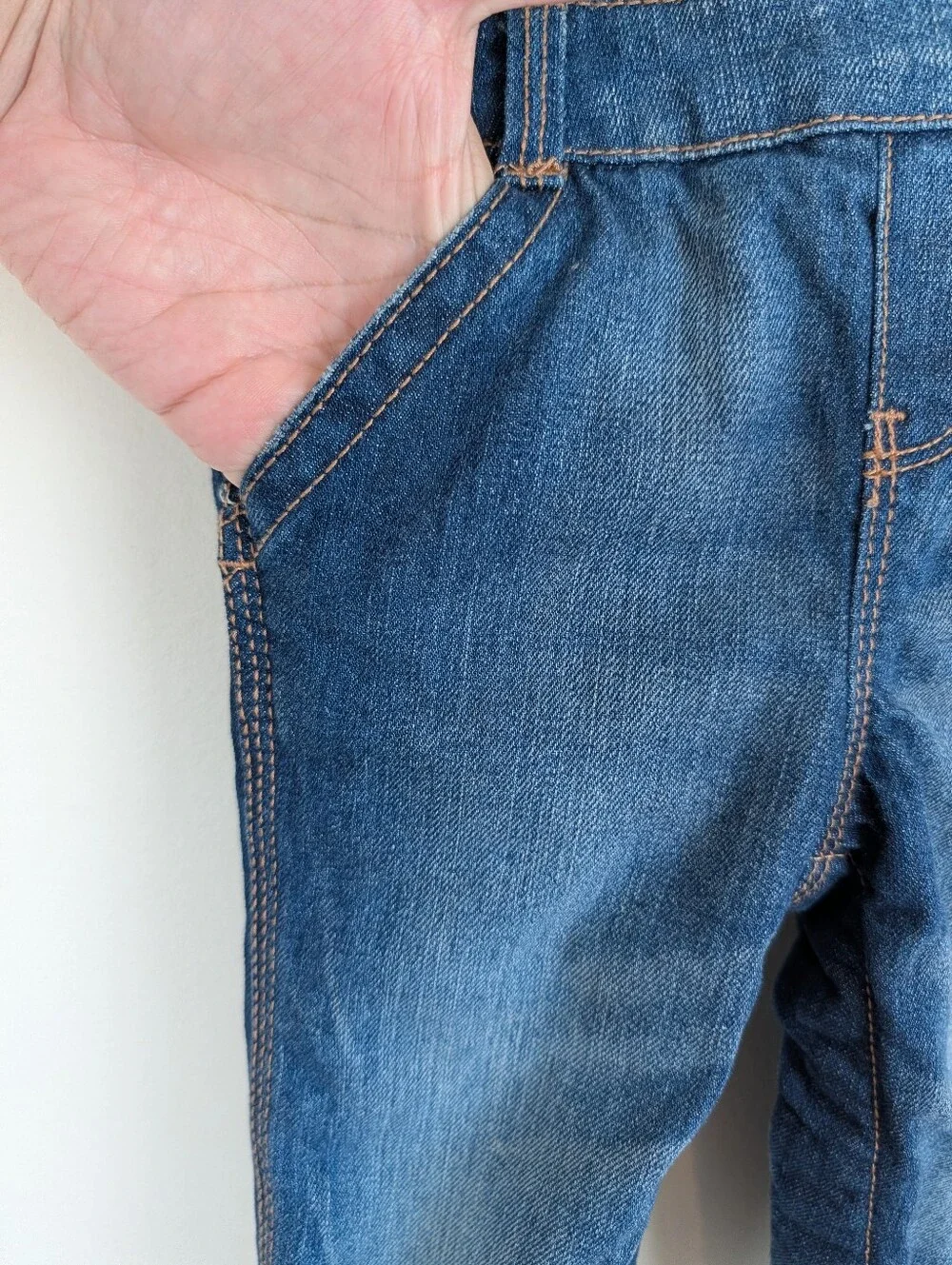 OshKosh B'gosh Fleece Lined Denim Vestback Overalls